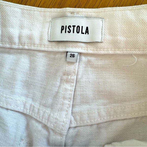 Pistola White Straight Leg Jeans